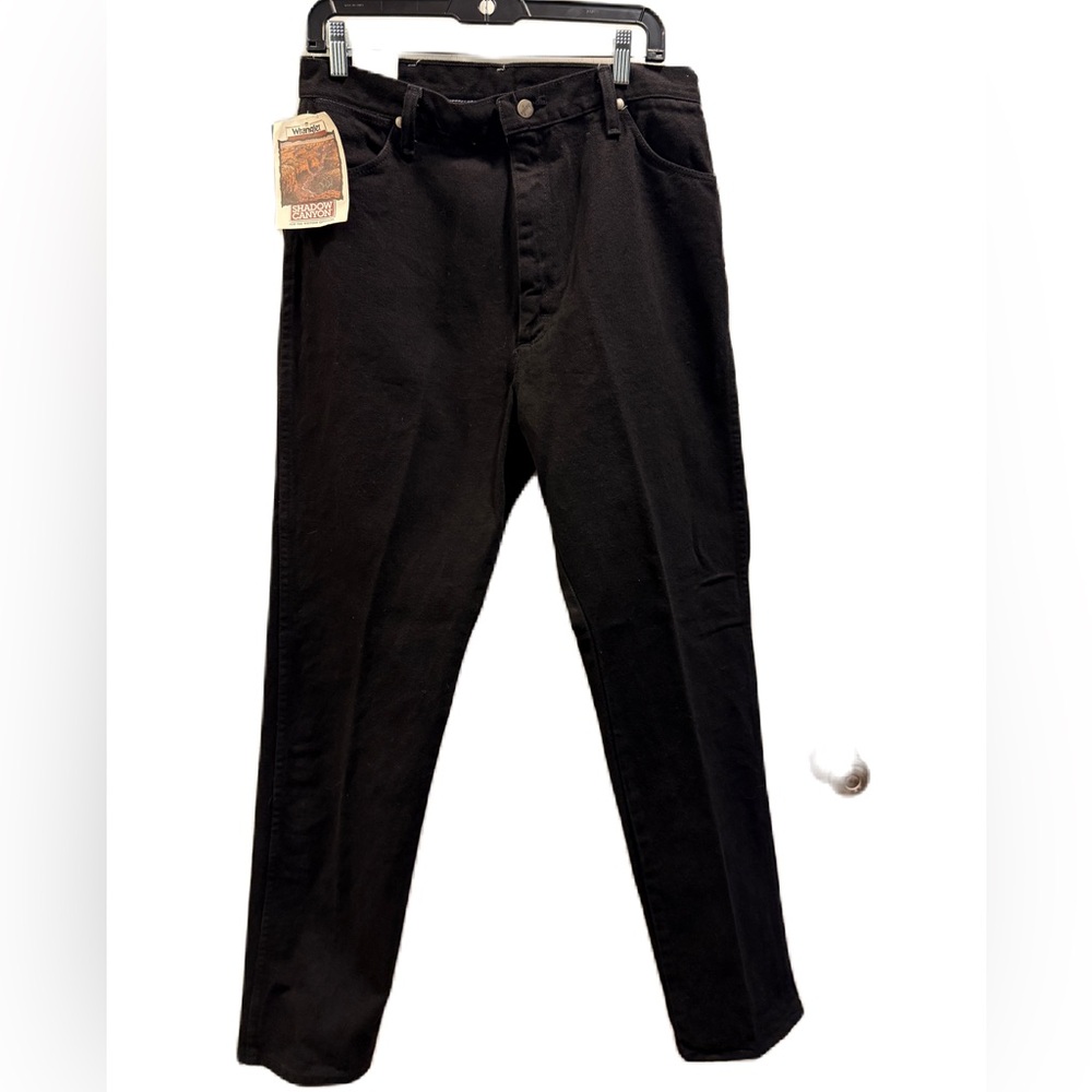 Wrangler Bareback High-rise Mom Jeans. Size 15/32 no pockets. Black. New w/tags